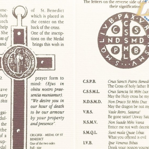 Croce San Benedetto legno ulivo - pg 645 - immagine 2