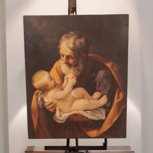 Riproduzione San Giuseppe con bambino - Guido Reni