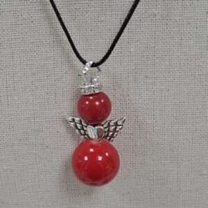 Angelo del viandante - perla maiorca rossa