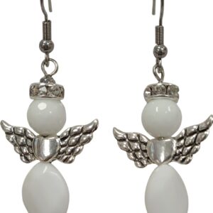 Orecchini angelo - perla bianca